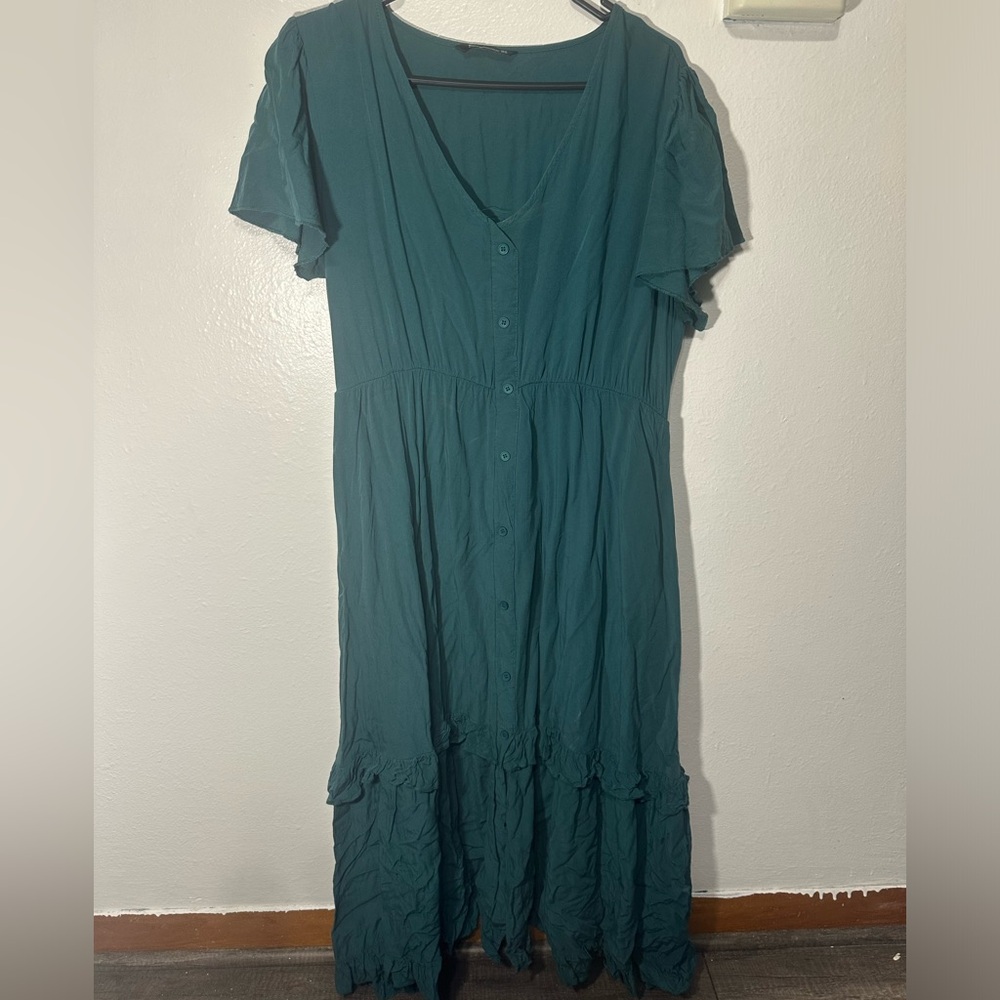 BloomChic - Teal Midi Dress - Size 12